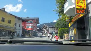 Autofahrt Kirchberg in Tirol Brixental Austria [upl. by Odraccir]