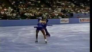 Urbanski amp Marval USA  1991 Skate America Pairs Free Skate [upl. by Jacinda]