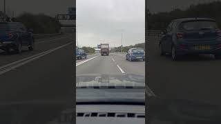 Motorway M5 Driving  changing lanes  ukmotorways cars cardriving motorway m5 [upl. by Eibba]