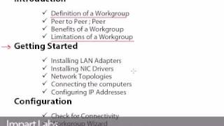 Windows Workgroup Part I  Introduction [upl. by Sapowith]