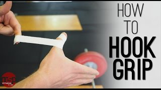 How to Hook Grip  Weightlifting Overhand Grip Technique for Lifting More  TECHNIQUE HUB [upl. by Oiramel]