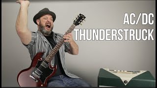 ACDC Thunderstruck Guitar Lesson  Tutorial [upl. by Mountford461]