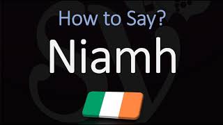 How to Pronounce Niamh CORRECTLY Irish Names Pronunciation [upl. by Raila]