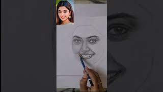 Portrait drawing timelapse ✨️ ✏️art shorts trending viralshorts [upl. by Eniruam234]