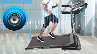 Famistar Folding Treadmill Running Machine Review Easy to use and workout [upl. by Aivataj]