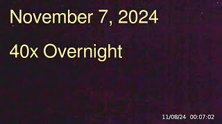 November 7 2024 Upper Geyser Basin Overnight Streaming Camera Archive [upl. by Sirrep870]