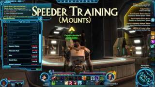 TOR Quick Tip 17  Speeder Training SWTOR [upl. by Mcnally]