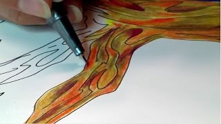 How to Layer Markers and Colored Pencils [upl. by Ailama]