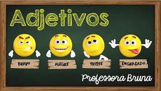 🟣 ADJETIVOS  Aula de Português para concursos vestibulares provas ENEM [upl. by Borroff929]