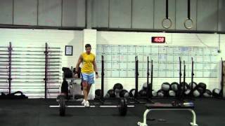 Barbell thrusters on the minute [upl. by Vil]