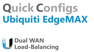 QC Ubiquiti EdgeMAX  Dual WAN Load Balancing [upl. by Epoillac]