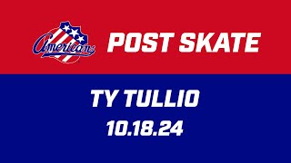 Ty Tullio Post Skate  101824 [upl. by Gerianna]