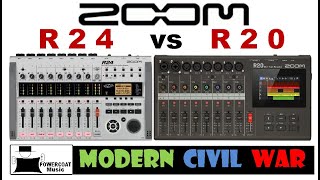 ZOOM R24 vs ZOOM R20 [upl. by Onimod]