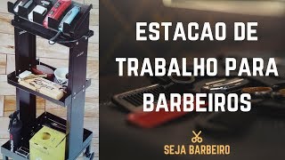 Ideias e Modelos de Estação de Trabalho para sua Barbearia  Seja Barbeiro [upl. by Alrahc]