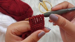 Lo vi y me enamore de este PATRÓN Teje esta ELEGANTE puntada de crochet muy popular de YouTube 🧶 [upl. by Ettedo192]