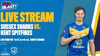 Sussex Sharks vs Kent Live🔴  T20 Vitality Blast [upl. by Cinimmod]