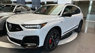 Platinum White 2025 Acura MDX TypeS Advance Walkaround [upl. by Nessej164]