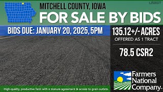 For Sale By Bid  13512  Acres Mitchell County Iowa [upl. by Ahgiela]