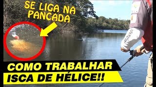 COMO TRABALHAR A ISCA DE HÉLICE Se liga na Pancada do Tucuna durante a explicação [upl. by Lanuk]