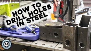 How To Drill Holes In Steel  The Ultimate Guide [upl. by Nere]