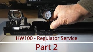 Weihrauch HW100  Regulator Service  Part 2 of 3 [upl. by Terrilyn]