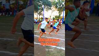 100 m race Technique 100miterrace bodybuilding policetraining [upl. by Januarius897]