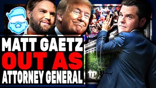 Matt Gaetz OUT As Trump Attorney General After Hack amp Massive Establishment Blackmail [upl. by Jemie]