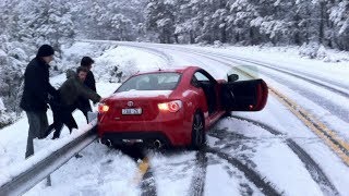 WINTER CAR crash  Snow FAILS compilation ❄ [upl. by Huntingdon]