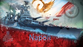 World of Warships Blitz Napoli  prezentacja okrętu [upl. by Franchot]