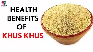 Health Benefits of Khus Khus  Health Sutra [upl. by Noyart873]