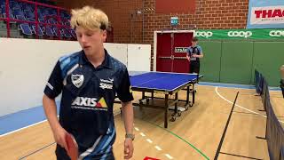 Malte Nilsson vs Hampus Törnkvist  Herrar 20  quarter finals  Sweden GP Kristianstad Open 2024 [upl. by Avonasac]