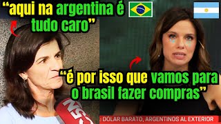 EITA BRASILEIRA FALA NA CARA DE ARGENTINA A VERDADE quotAQUI TÁ TUDO CARO NO BRASIL É MAIS BARATOquot [upl. by Wilscam743]