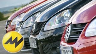 VW Golf GT 20 TDI vs R 32 vs GTI vs GT 14 TSI Sportlich Golf fahren  der Vergleich [upl. by Dudden649]