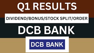 Dcb Bank Q1 Results 2025  Dcb Bank Results Today  Dcb Bank Share Latest News [upl. by Wyne]