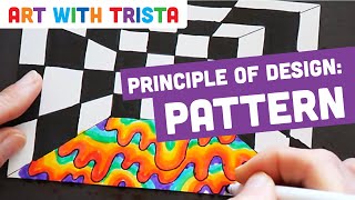 Principles of Design Pattern Art Tutorial  Art With Trista [upl. by Riccardo]