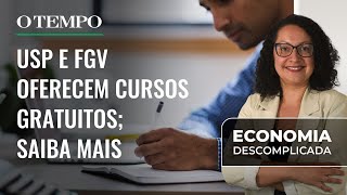 Quer estudar em 2024 FGV e USP oferecem cursos gratuitos pela internet [upl. by Shue]