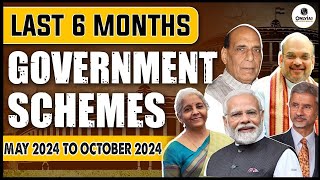 6 Months All Important Government Scheme in NEWS  1 Place  UPSC Prelims 2025  OnlyIAS [upl. by Sugar1]