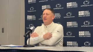 Mike Rhoades talks the adversity needed to come out on top in Penn State’s 10289 win over Purdue FW [upl. by Yror]