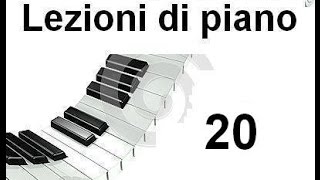 LEZIONE DI PIANOFORTE 20 Scale maggiori approfondimento [upl. by Gen]