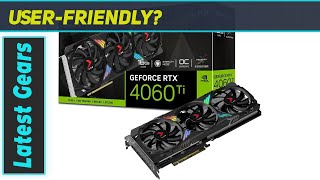 PNY GeForce RTX 4060 Ti 16GB XLR8 Gaming Verto RGB Triple Fan OC Graphics Card DLSS 3 [upl. by Mercuri750]