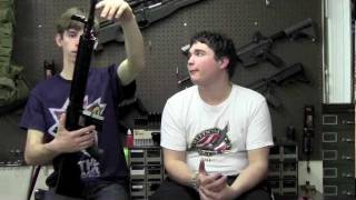 Boyi DBoys M16A4 RIS DMR Airsoft Video Review [upl. by Brodie]