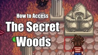 Stardew Valley How to access the Secret Woods [upl. by Cott487]