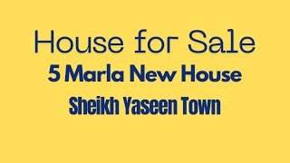 5 Marla New House For Sale  Sheikh Yaseen Town Peshawar [upl. by Noirret945]