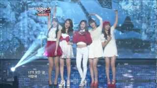 【1080P】KrystalSulli amp Suzymiss Aamp JiyoungKARAamp Sohyun Winter Songs 21 Dec2012 [upl. by Hales]