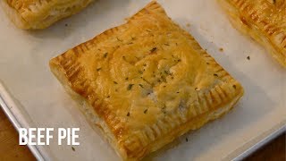 EASY BEEF PIE RECIPE PUFF PASTRY PIE [upl. by Mora856]