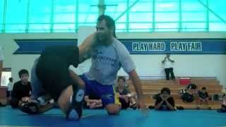 Gerry Abas Teaching his “Abas Roll” aka Leg Pass Variations [upl. by Padriac202]