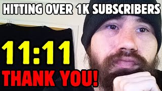 Hitting Over 1000 Subscribers THANK YOU OVERNIGHT [upl. by Nehte]