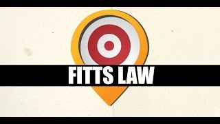 User Experience Design Fitts Law [upl. by Orapma]