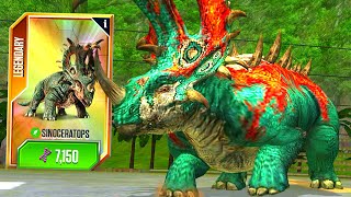 NEW UNLOCK SINOCERATOPS MAX LEVEL 40  HT GAME [upl. by Akiram]