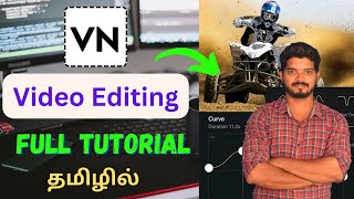 VN Video Editor Full Tutorial Tamil  How To Use VN App in Tamil  VN Basic Editing Tamil [upl. by Lemhaj]